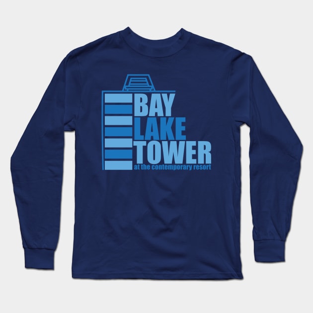 Bay Lake Tower Long Sleeve T-Shirt by Lunamis